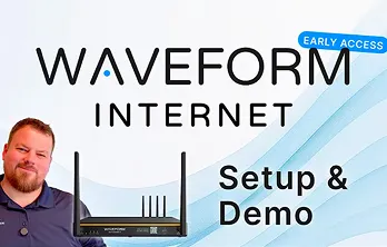 Waveform Internet setup and demo video